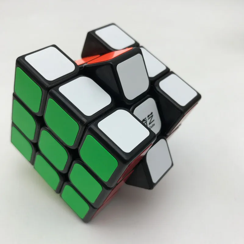 Qiyi 3x3x3 три слоя магический нео куб профессиональный конкурс скорость Cubo магические наклейки Пазлы куб игрушки для детей