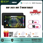 BDF 2021 Новый 7-дюймовый планшетный ПК Android 7,0 четырехъядерные планшеты 2 ГБ16 Гб WiFi Bluetooth Google Play IPS ЖК-дисплей дешевый планшет для детей