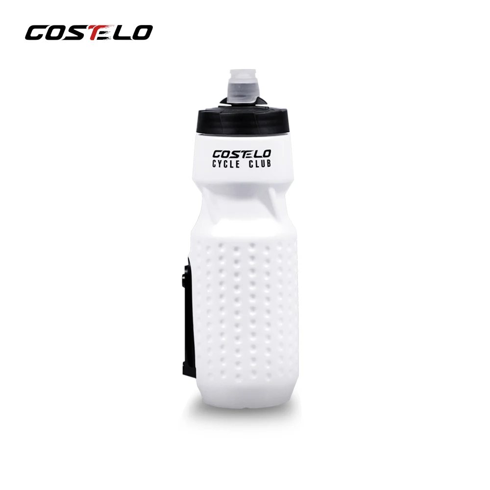 Инновация Costelo, магнитное крепление для бутылки, велосипедные бутылки для воды, Спортивная бутылка для воды, 710 мл, фляжка для прессования - Цвет: White 1 pcs