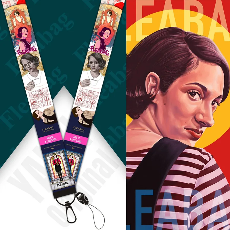 Шнурок Fleabag для ТВ шоу напечатанный шейный ремешок ID бейдж держатель телефона