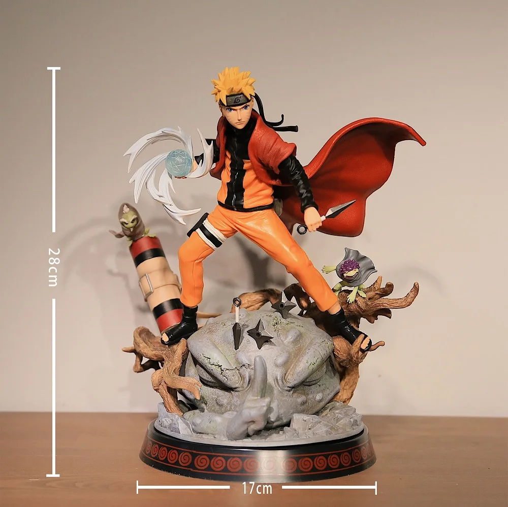 BANDAI рисунок аниме Наруто Модель горящий ветер жаба Фея экшн-фигурка 28 см Смола +