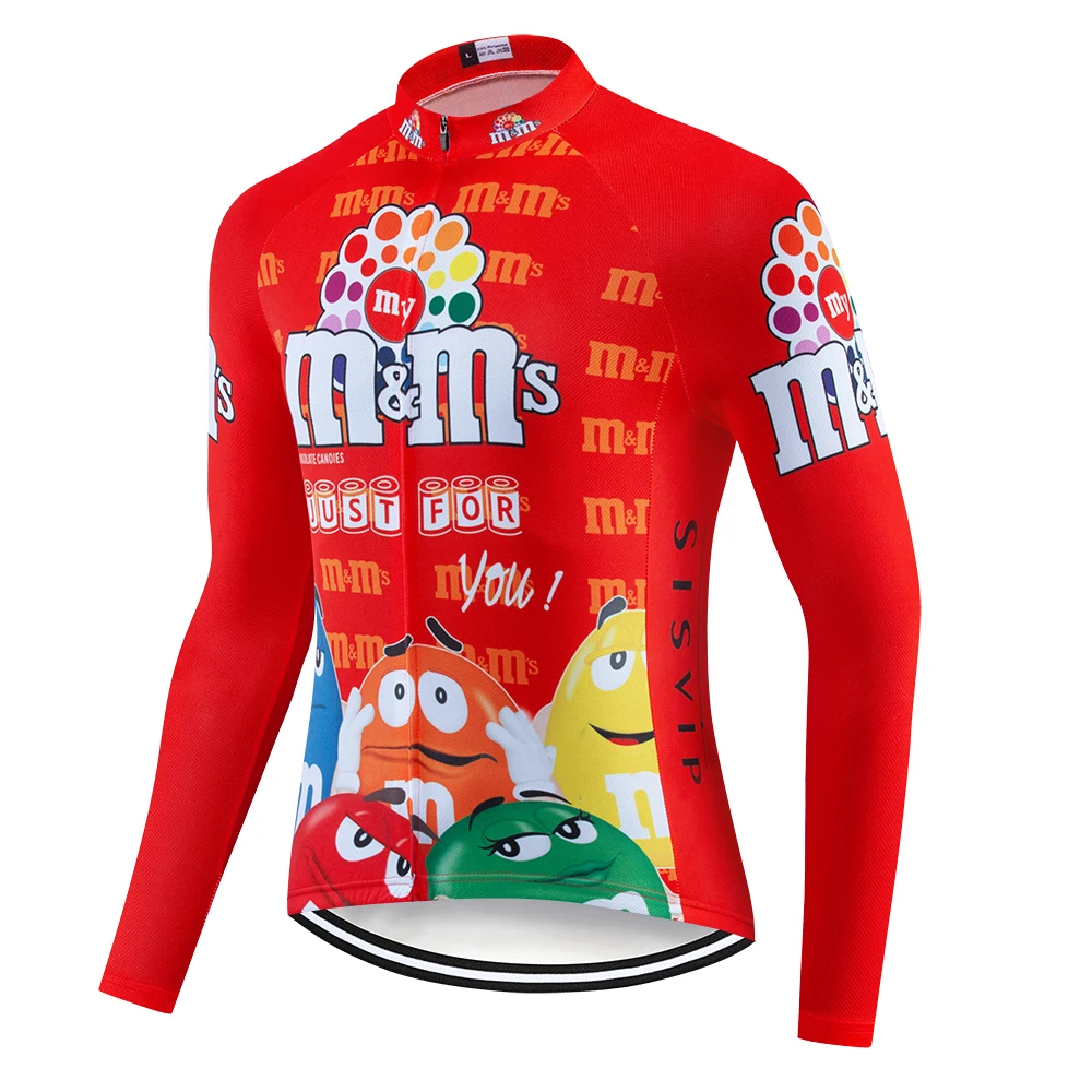 Новое поступление Мужская велосипедная рубашка с длинным рукавом