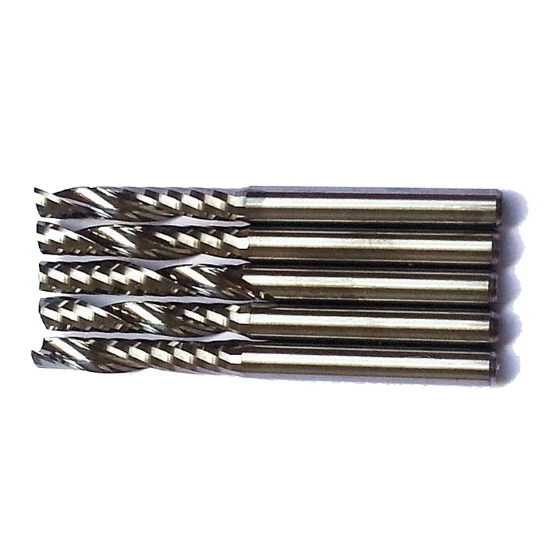 5 шт. инструмент бит с одним лезвием для резки алюминия Одна Флейта ЧПУ фрезы