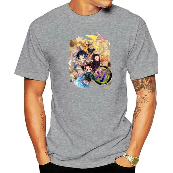 

Demon Slayer T-shirt Graphic Tees Men 2020 Streetwear Japanese Anime Cool Tshirt Funny Cartoon Kimetsu No Yaiba T Shirt Male