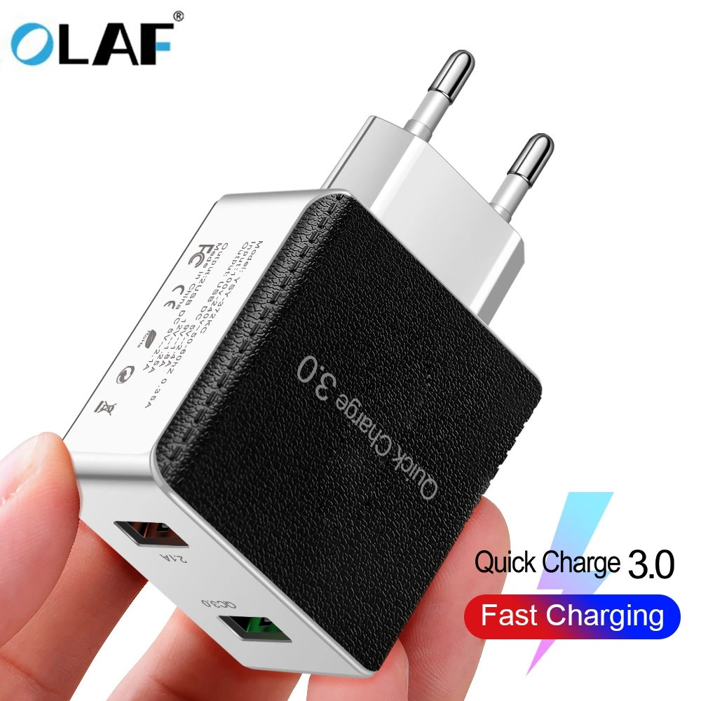 18 Вт USB зарядное устройство Быстрая зарядка 3 0 адаптер настенная вилка Qualcomm
