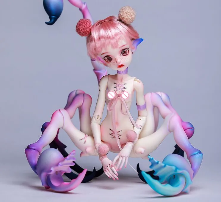 

2020 New BJD doll 1/4-charon doll jointed doll give eyes