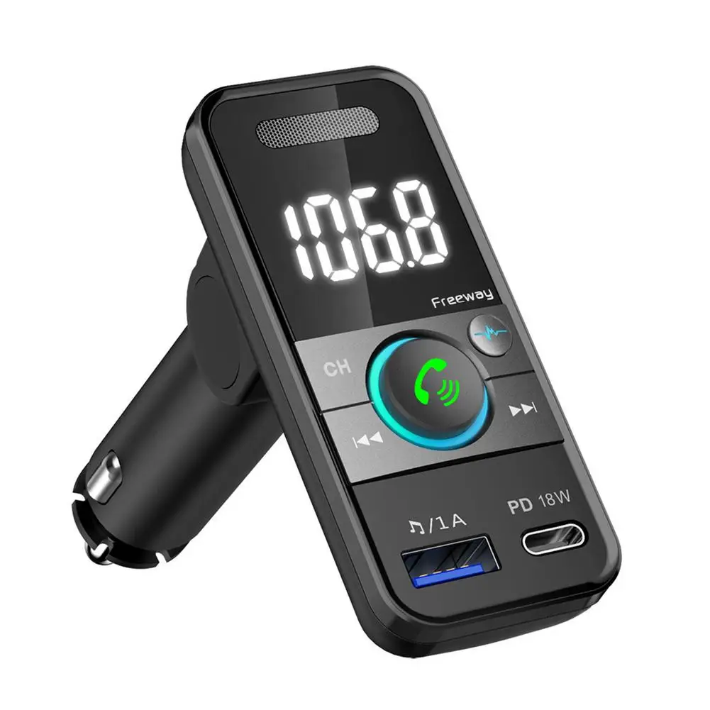 

Japanese Version BT94 Car MP3 Player Hands-free Call FM Transmitter PD Fast Charge Charger Car Interior Supplies