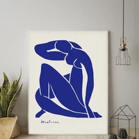 abstract home decoration canvas art painting french henri matisse blue nude posters hd print wall picture for living room decor