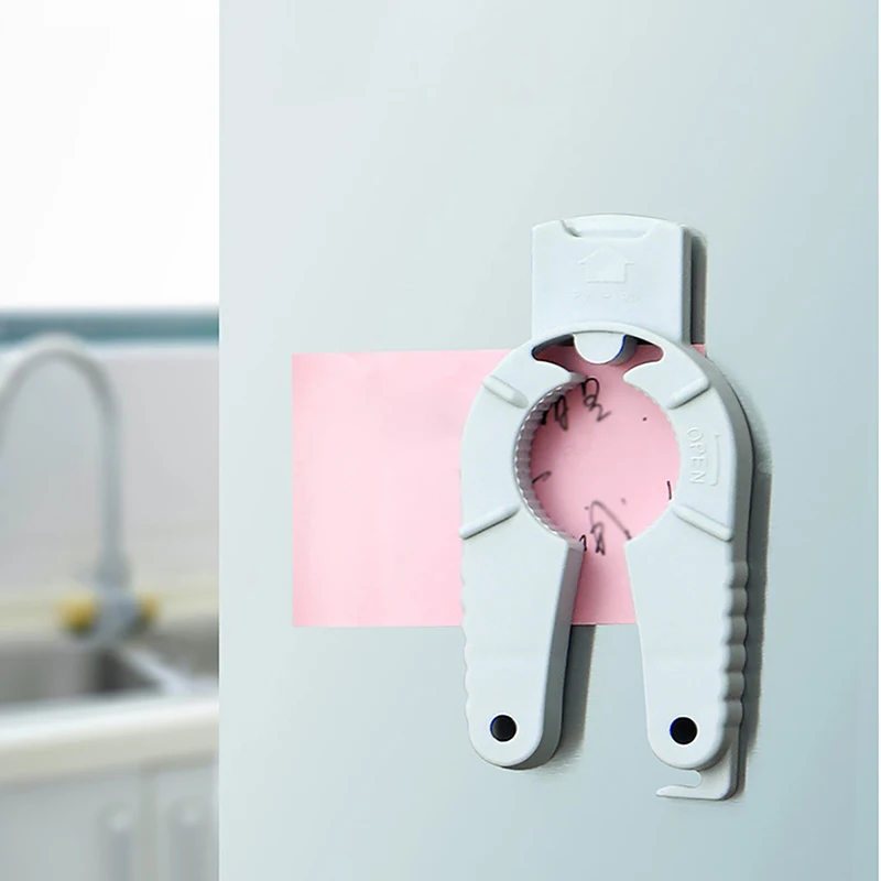 

Hot Selling Bottle Opener Plastic Portable 3 In 1 Magnet Jar Opener Beer Opener Can Opener Kitchen Tools & Gadgets Solid Color