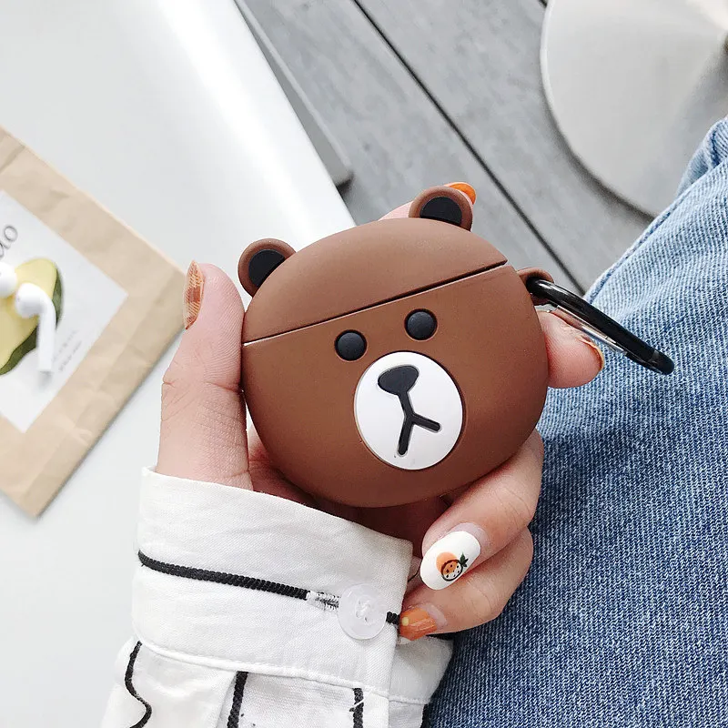 Q UNCLE картонная коробка для Apple Airpods силиконовая портативная ударостойкая гарнитура сумки красивый 3D узор чехол для наушников Airpod2
