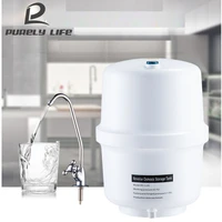 ro purifier 3 2 gallon plastic storage tank for reverse osmosis system water purifier water purifier with ball valve fittings
