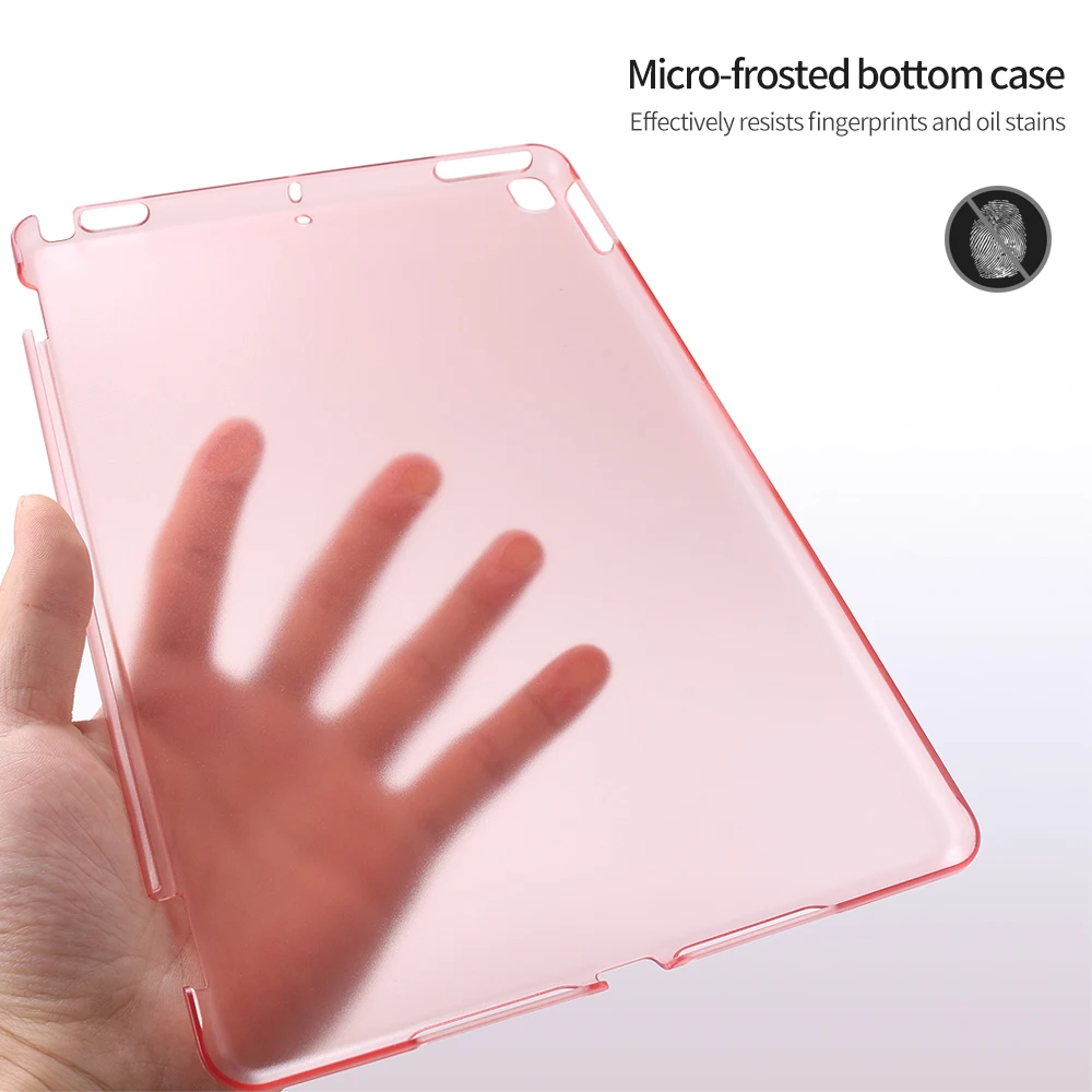 Чехол-накладка для iPad Pro 10 5 9 7 2016 2017 2018 7-го поколения из искусственной кожи матовый