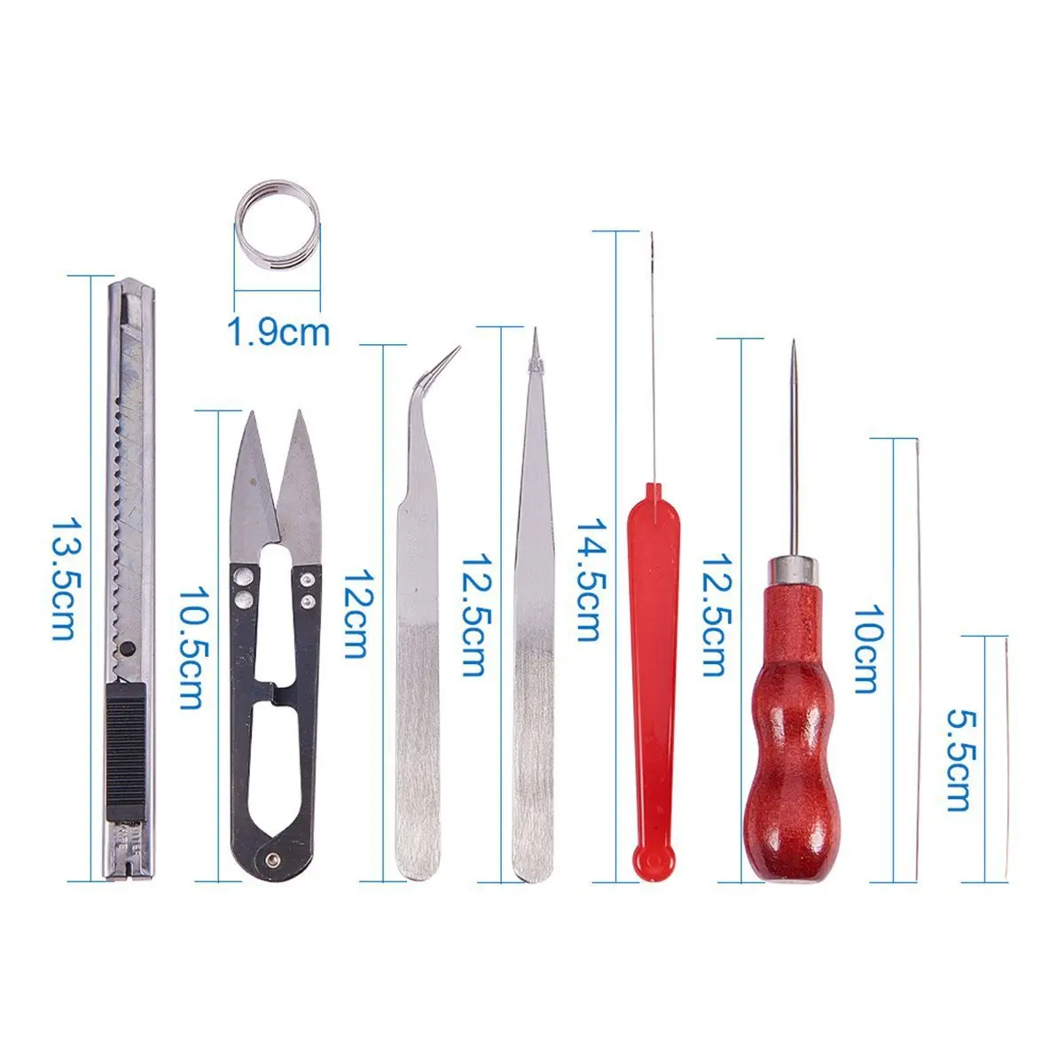 Набор аксессуаров для шитья из серебра и металла 12 шт./компл. 1Yc7523 | Дом сад