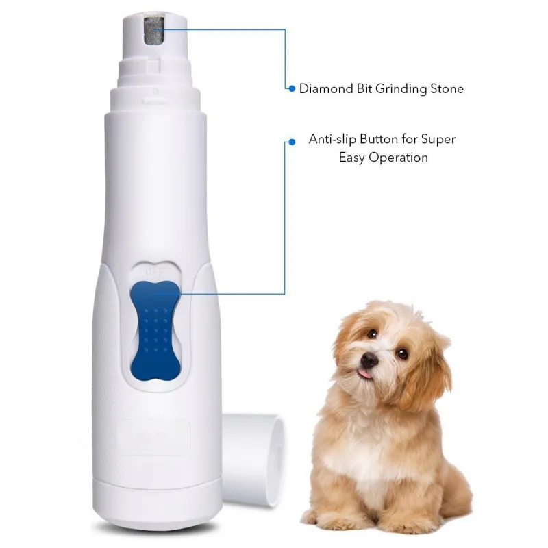 

Pet Dogs Cats Nailclippers Electric Nail Grinder Pet Nail File Gentle Paws Grinding Clipper Polisher Grooming Tool New