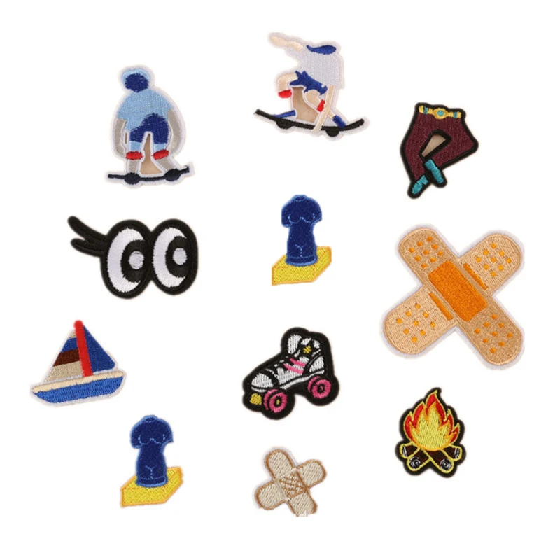 1 шт. повязка вышивка ремонт сумка с патчем куртка джинсы мультфильм Утюг на