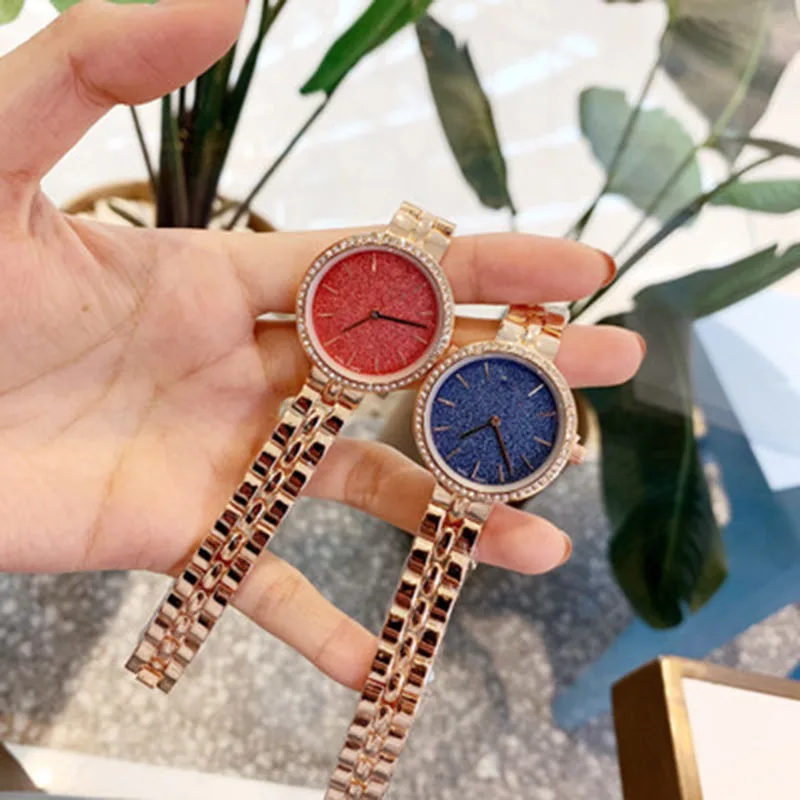 

2020 new watch female wind light luxury female watch retro Alloy strap small disc quartz watch small green watch Quartz watch