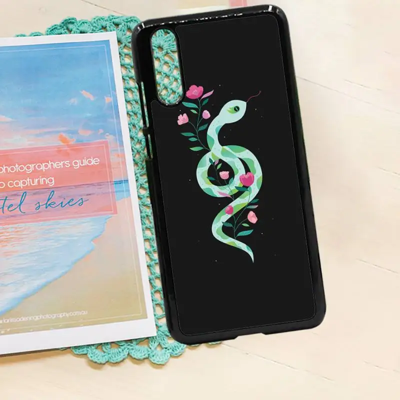 

Hand Snake flowers aesthetics Phone Case PC for iPhone 11 12 pro XS MAX 8 7 6 6S Plus X 5S SE 2020 XR