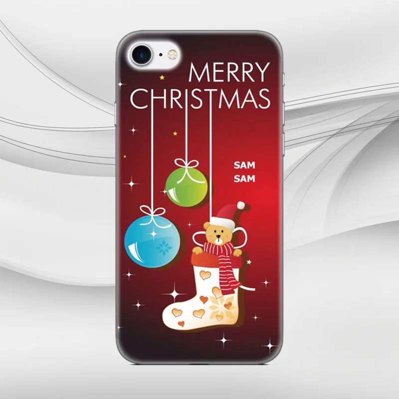Fundas Новогодний подарок Счастливого Рождества чехол для huawei Honor 6 7 Ascend P6 P7 P8 P9 Lite P10 Plus mate 7 8 чехол для телефона Capa Coque - Цвет: Style 4