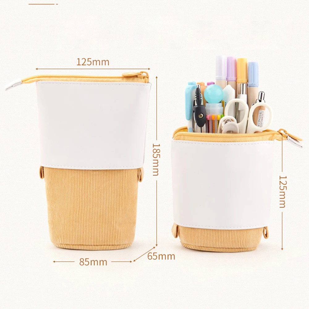 

Standing Pencil Case Stationery Bag Quality School Supplies Pencil Bag Stationery Gift School Cute Pencil Bag Office Organizer