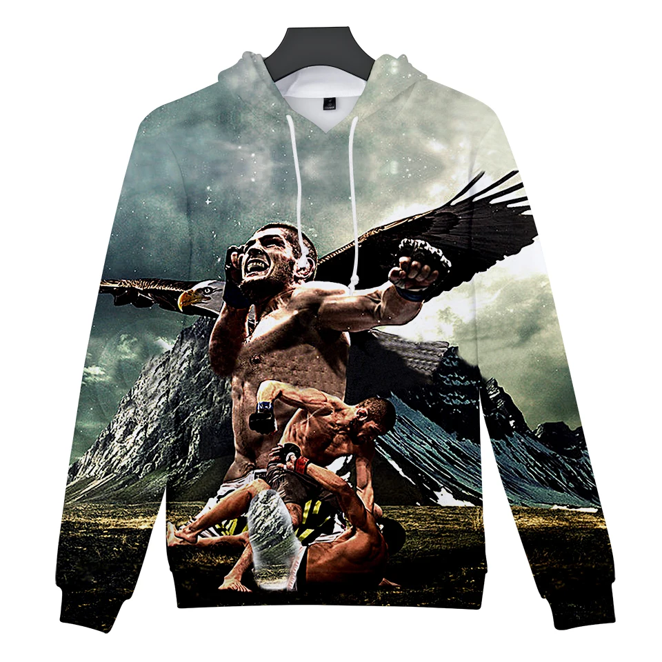 

New Popular Khabib Nurmagomedov 3D Hoodies Sweatshirt Men Women Kids Spring Autumn cool Khabib Nurmagomedov Tops Teenage clothes