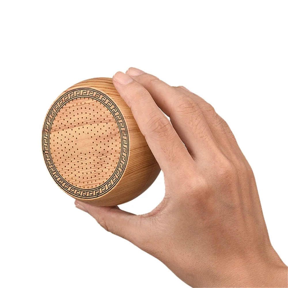 

K2000 Wireless Bluetooth Speaker Phone Mini Audio Portable Wooden Card Subwoofer Small Steel Rack Desktop for universal phone