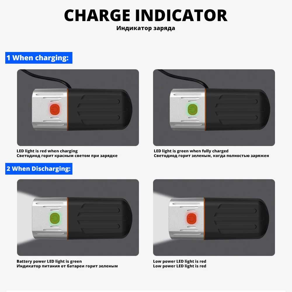 5200mAh светодиодный фонарь для велосипеда 3 * L2/T6 USB Перезаряжаемый велосипедный как