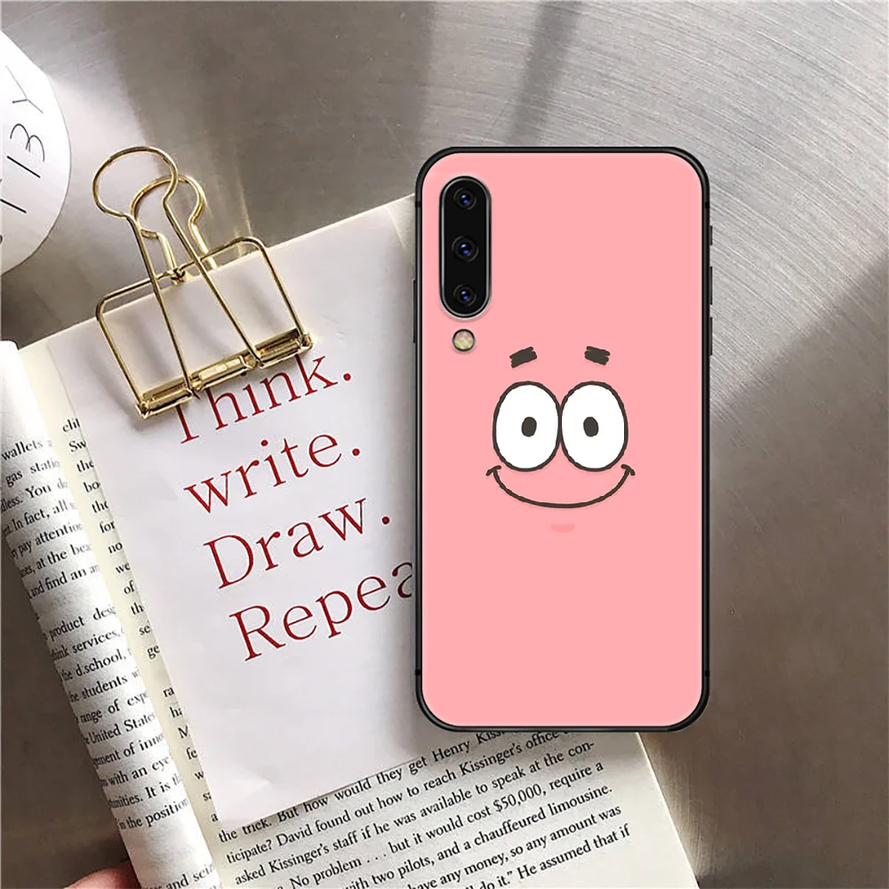 

Cute SpongeBobs Couples Phone Case Cover For Samsung Galaxy A 3 5 7 10 12 20 20E 21S 30 30S 40 50 51 70 71 S Black Shell Hot Tpu