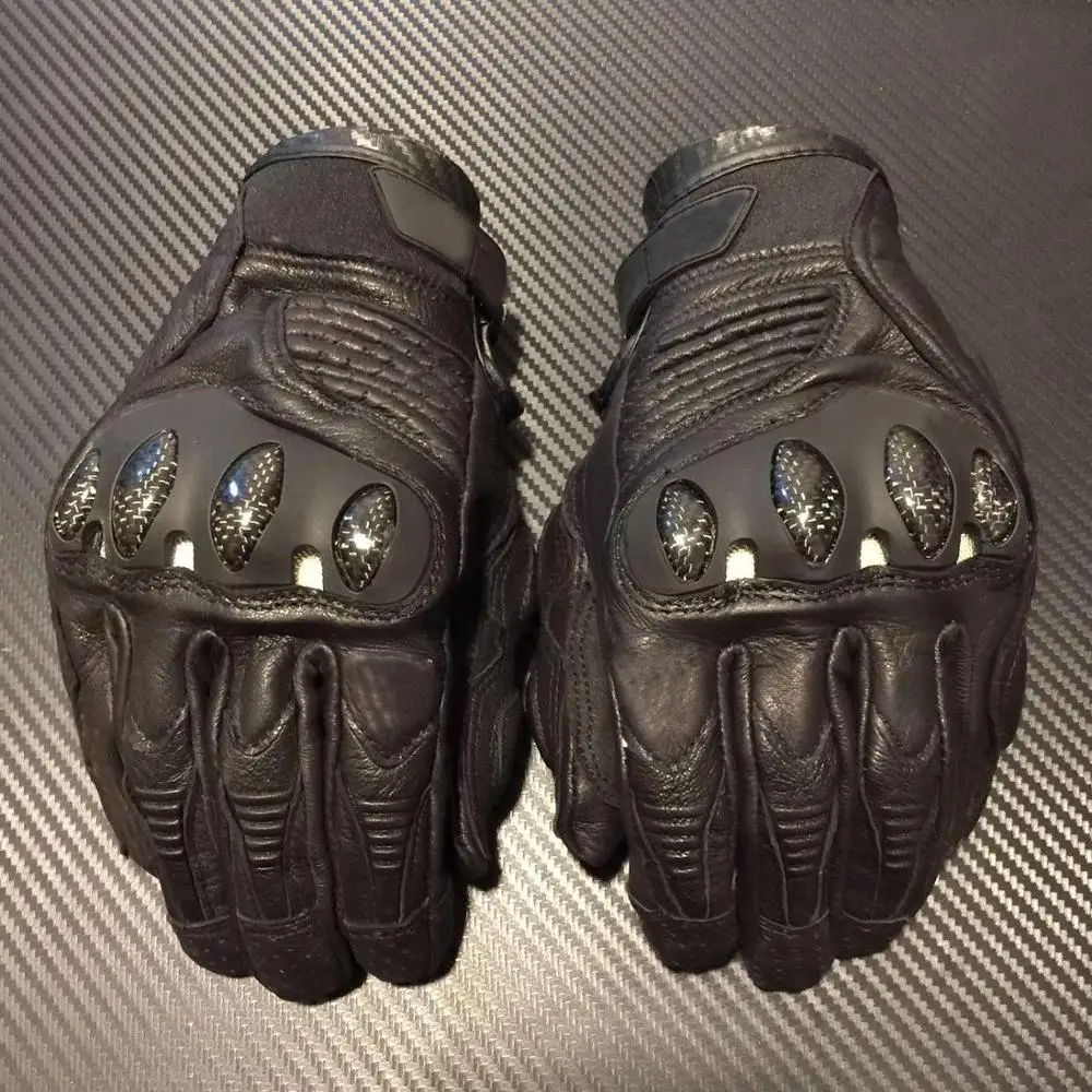 

Dain Carbon Full Finger Short Gloves Motorbike Motorcycle Bike Off-Road Riding Race Glove