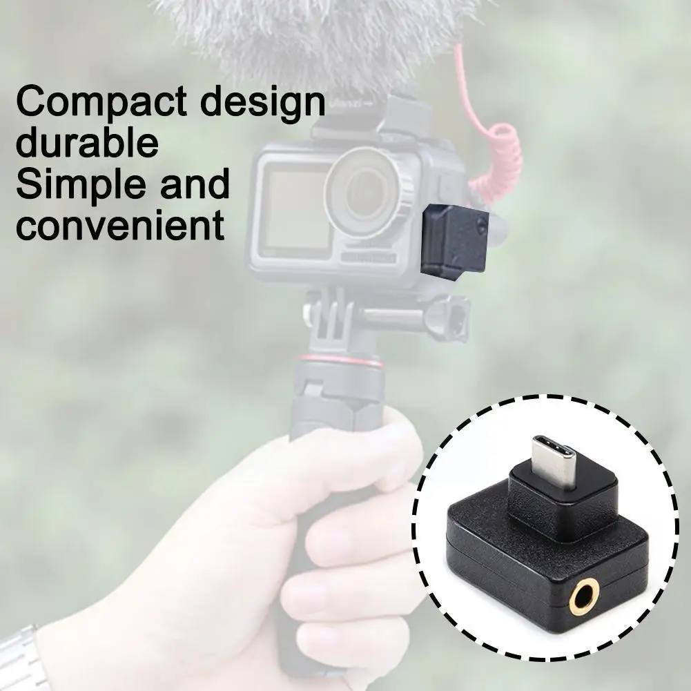 

Для экшн-микрофона DJI OSMO 3,5 мм/фотоадаптер внешнее крепление для TRS Action DJI Plug Аксессуары OSMO Mic Audio H5W2