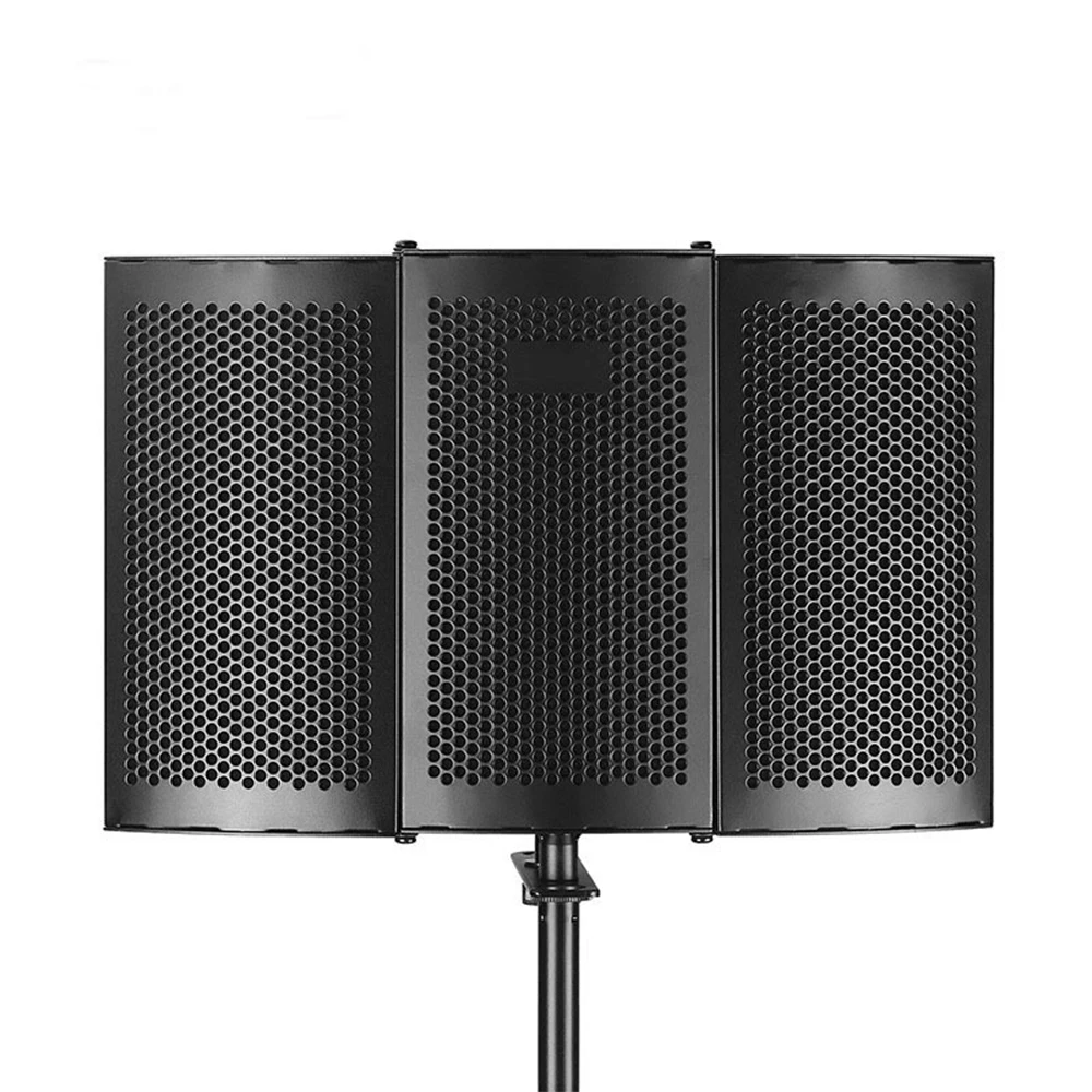 Foldable Microphone Isolation Foams Panel for Recording Live Broadcast Accessories | Электроника