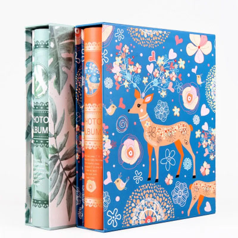 Фотоальбом 4D Большой 6 дюймовый вставной фотоальбом 200 страниц бумага для