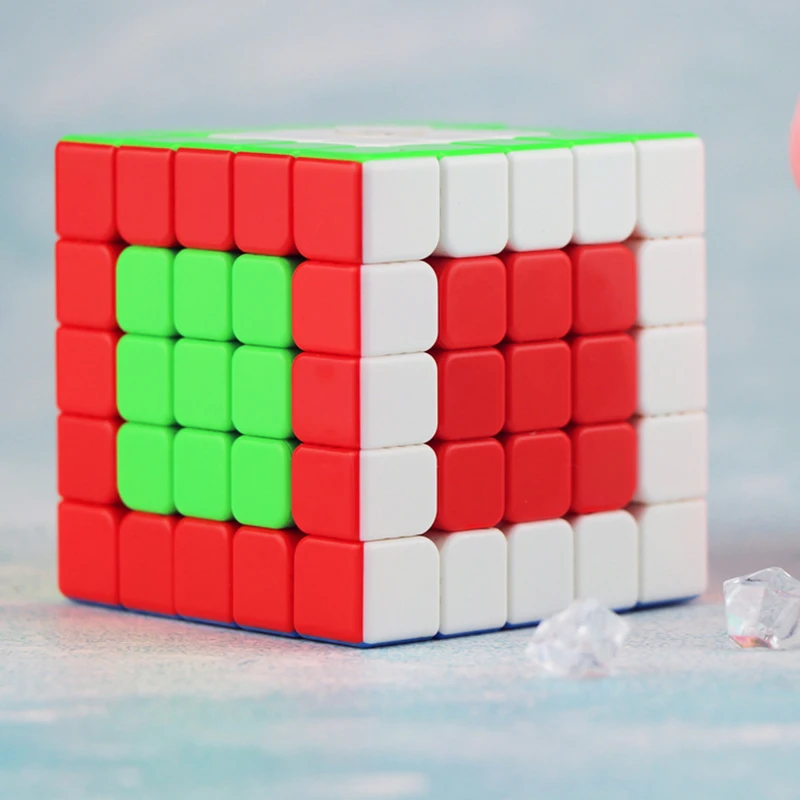 Магнитные Волшебные кубики YJ YuChuang M 5x5x5 черная игрушка-пазл без наклеек для