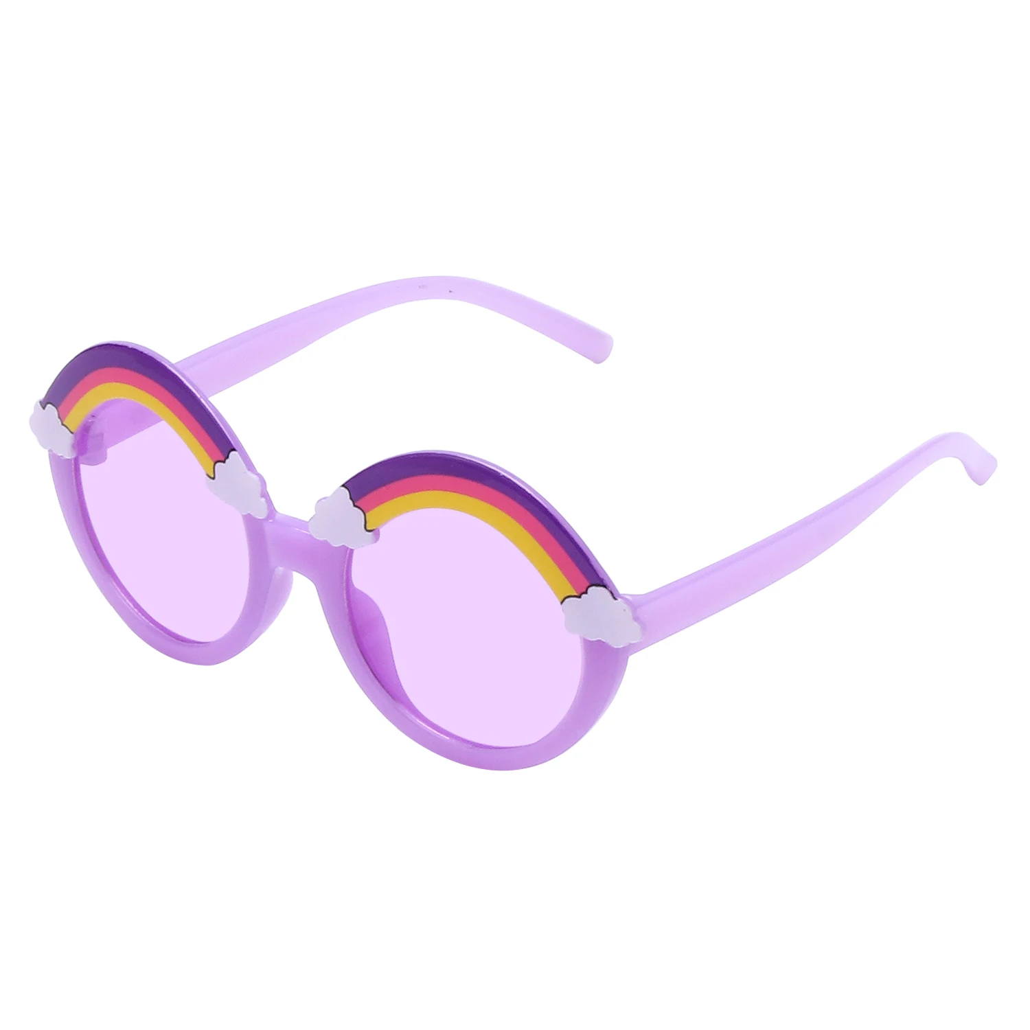 

Kids Sunglasses Fashion Eyewear Rainbow Shape Round Sunglass Children Girls Baby Outdoor UV Protection Photography props