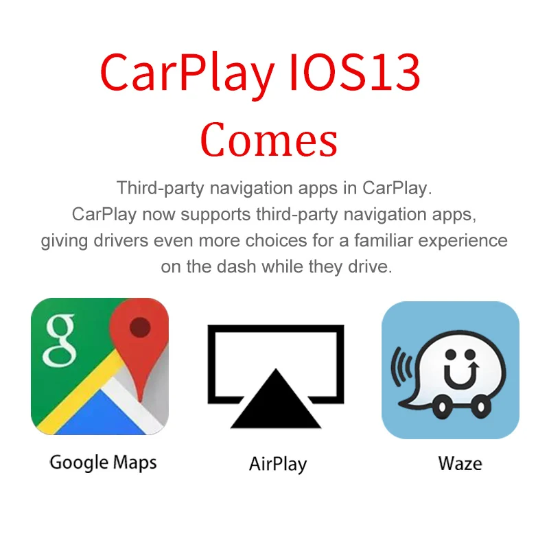 Carlinkit USB Carplay Smart Link Apple CarPlay Dongle для Android навигационный плеер мини Stick с