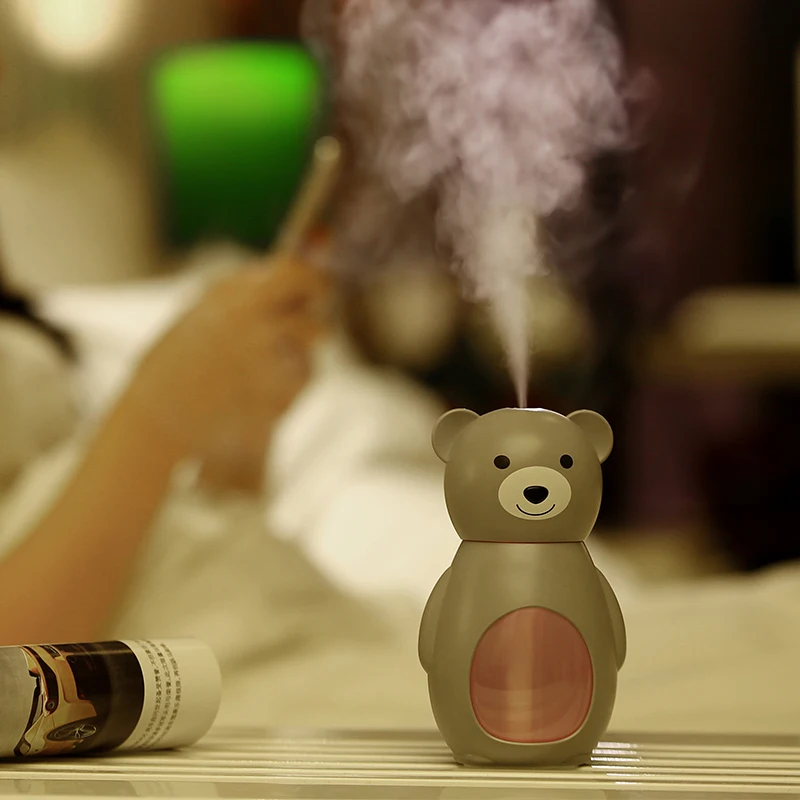 Увлажнитель воздуха ультразвуковой с USB-подсветкой и светодиодный Ной