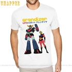 Мужская футболка с коротким рукавом, с принтом НЛО, робот, греназур, Mazinger Z