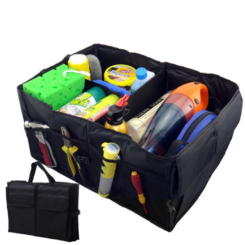 

Car Multi-Pocket Organizer Folding Storage Bag Tidying for Nissan Teana X-Trail Qashqai Livina Tiida Sunny March Murano Geniss