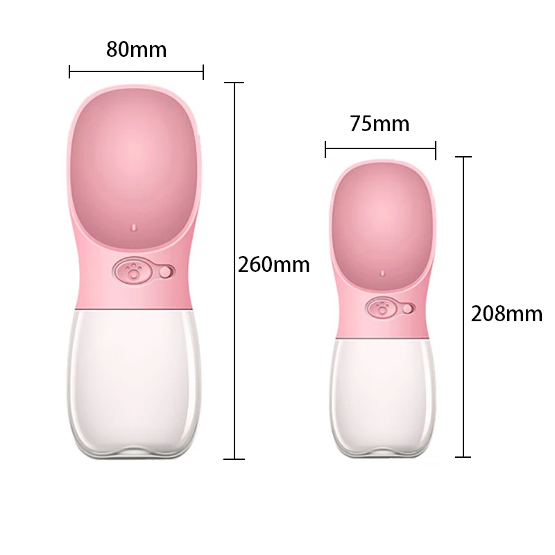 Переносная бутылка для воды домашних питомцев поилка кормления собак и кошек