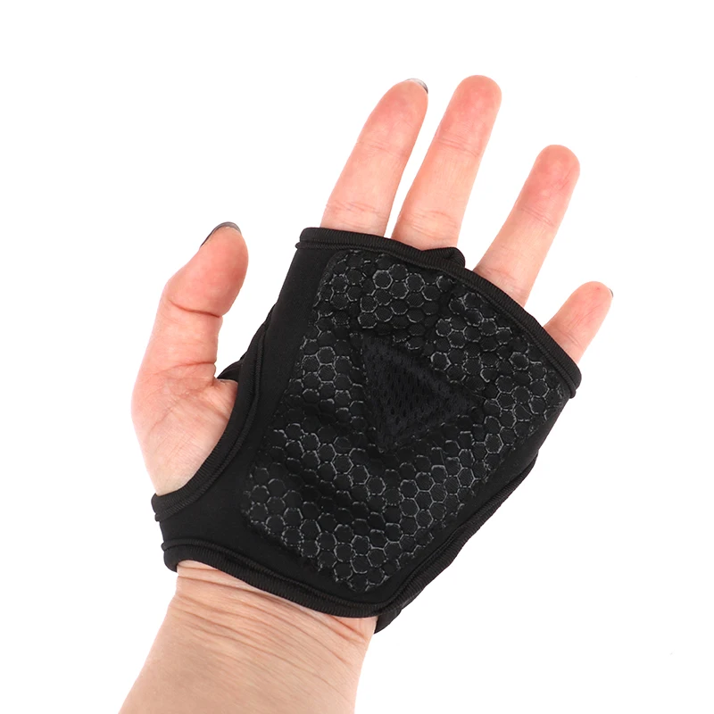 

Weight Lifting Training Gloves Women Men Fitness Sports Body Building Gymnastics Grips Gym Hand Palm Protector Gloves