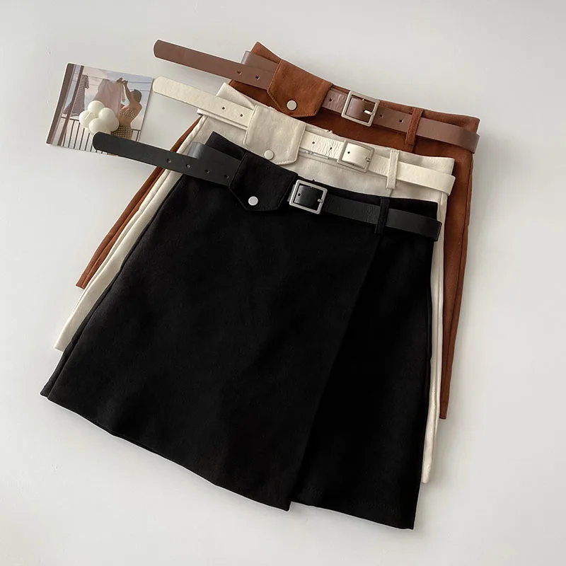 

Fashion 2021 Summer Women Skirts Korean Fashion Style Skirts for Girls High Waist A-line Mini Skirts Women