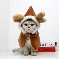 pet clothes cat new year clothes hooded teddy autumn and winter chinese dragon cape pet products