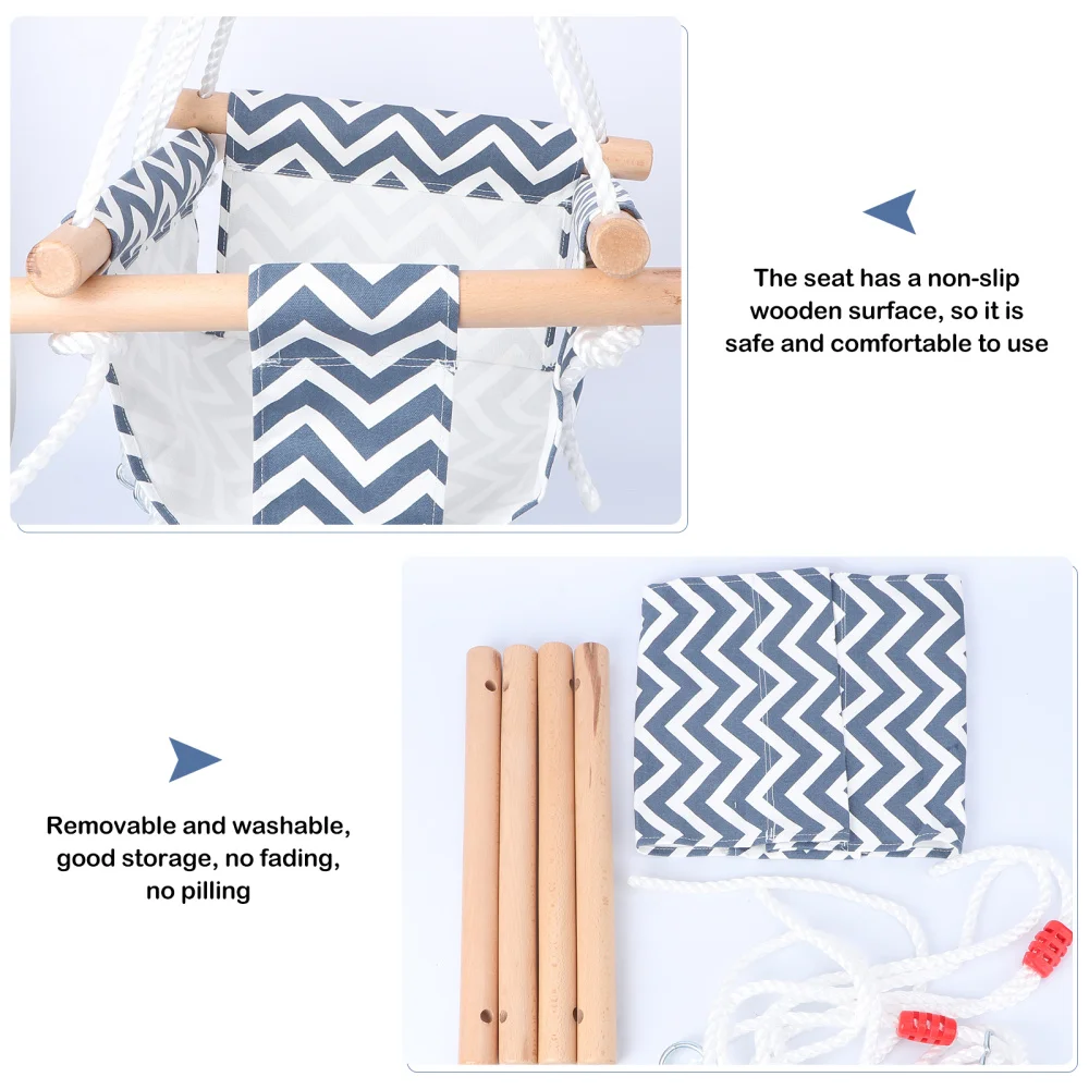 

1PC Child Cloth Swing Decor Cloth Outdoor Indoor Hanging Chair for Kids