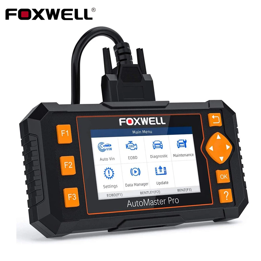 

Foxwell NT634 OBD2 Scanner Car Engine Diagnositic Tools ABS SRS AT System EPB TPMS DPF Oil Reset OBD EOBD Lifetime Free Update