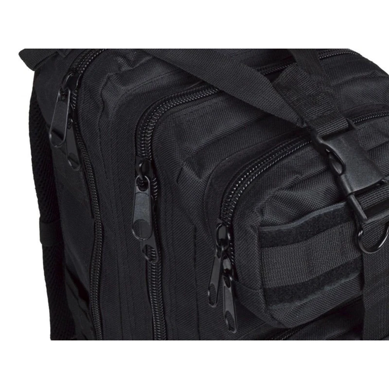 Мужской уличный рюкзак военный для кемпинга походов охоты треккинга (черный) |