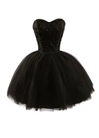 new arrival cheap a line sweetheart lace tulle black homecoming dresses short prom dresses gown 2015 little black dress
