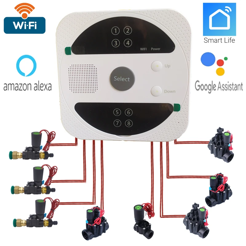 Умный ирригационный таймер система орошения водяной клапан садовый