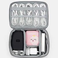 cable storage bag digital case multifunction organizer travel bag cosmetic digital electronics accessories bag case for earphon