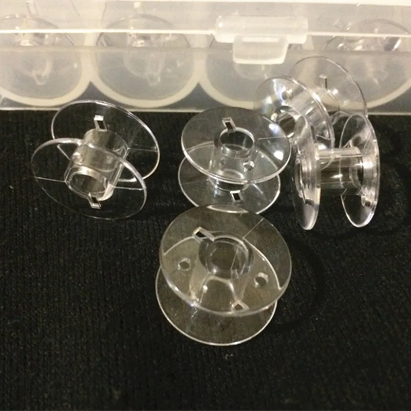 25 шт./компл. Шпульки набор в коробке катушки для швейных машин красочные пластик