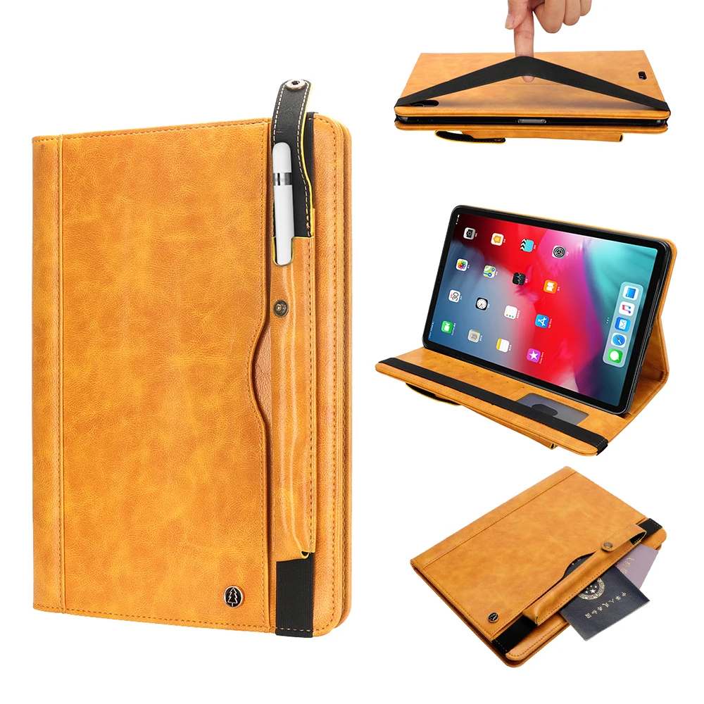 HYYGEDeal чехол для планшета s кошелек ID карман с ручкой Слот Чехол для Apple iPad Pro 12,9