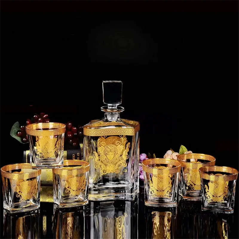 Набор Винных Бокалов виски набор хрустальных бокалов для питья свадебные